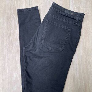 Adriano Goldschmied 'The Farrah Skinny' Black Distressed High-Rise Skinny Jeans